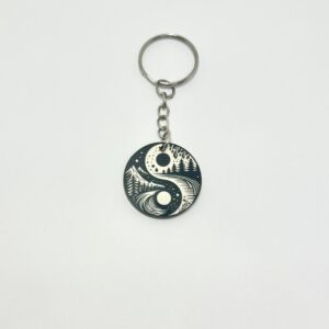Porte-clé Ying Yang